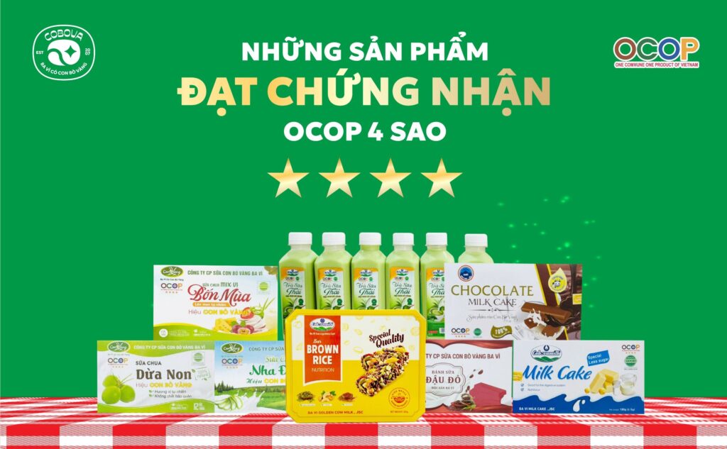 Những sản phẩm COBOVA đạt chứng nhận OCOP 4 sao